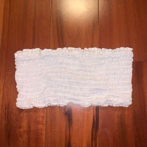 LF White bandeau bralette